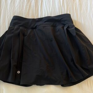 lululemon pleaded Black Mini Skirt
